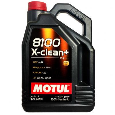 XY14-0530-03-005 Motul 8100 X-Clean+ 5W-30 motorolaj, 5lit. 106377